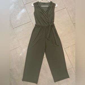 Nik and Nash Olive Green Women's Jumpsuit